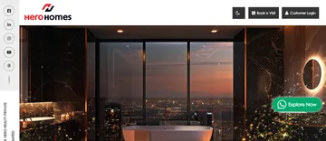 Hero Homes website – client of Innovative Digital Lab