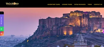 Vagabond Holidays website – client of Innovative Digital Lab