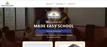 MADE EASY School website – client of Innovative Digital Lab